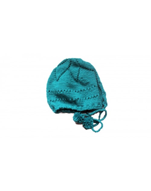  Handmade Woolen Baby Sweaters Crochet Cap Blue